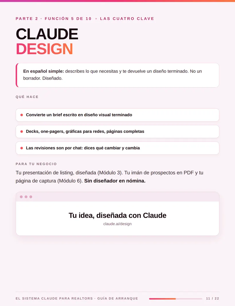 Página del playbook — Claude Design